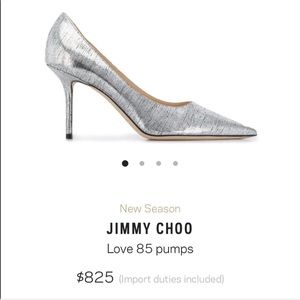 JIMMY CHOO HEELS BRAND NEW SIZE 7.5